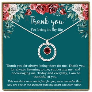 Merci cadeau, cadeau de gratitude, cadeau d'appréciation, cadeau pour l'ami, cadeau meilleur ami, collier meilleur ami, merci d'être dans ma vie