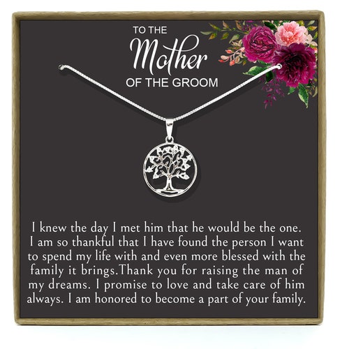 MOTHER of the GROOM Gift From Bride Motherinlaw Gift Etsy