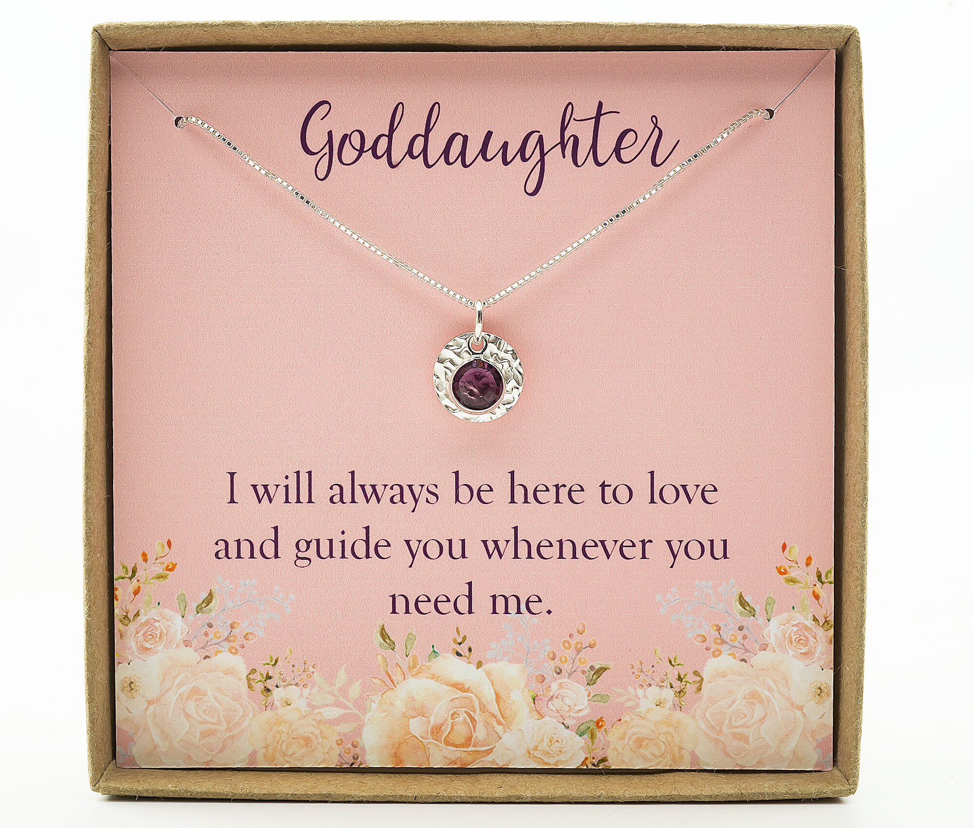 Goddaughter Gifts From Godmother Goddaughter Necklace Etsy Canada