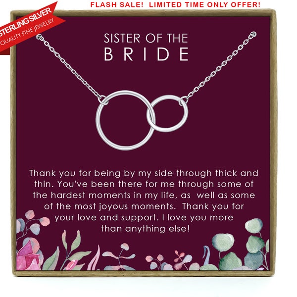 Sister of the Bride Gift, Sister Wedding Gift, Sister Maid of Honor Gift, Sister Gifts, Thank you Gift to Maid of Honor, Matron of Honor