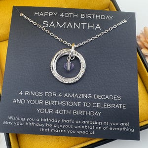 Cadeau de 40e anniversaire pour femme, cadeau de 40e anniversaire pour elle, cadeau de 40e anniversaire pour fille, idée cadeau 40e anniversaire, 40e anniversaire d'un ami
