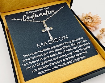 Confirmation Gifts for Girls, Confirmation Necklace, Girls Confirmation Gifts, Gift from Godparent, Confirmation Gift for Girl from Parents