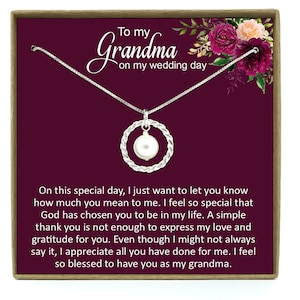 Grandma Wedding Gift, Grandmother of the Bride Gift to Grandma Wedding Gift for Grandma of the Groom Grandmother Wedding Gift
