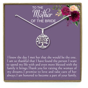 Mère du cadeau de mariée du marié, cadeau pour la mère de la mariée du marié, merci cadeau de mariage de mariage de marié