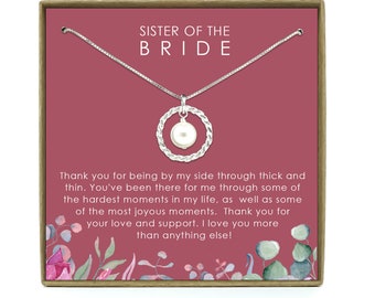 Sister of the Bride Gift, Sister Wedding Gift, Sister Maid of Honor Gift, Sister Gifts, Thank you Gift to Maid of Honor, Matron of Honor