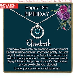 18th Birthday Gift Girl, Gift for 18 year old girl, gift for her, Jewelry Gift Idea