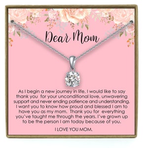 Mother of the Bride Gift, Mother of the Bride Gift from Daughter, Mother of the Bride Necklace, Mom Wedding Gift from Bride