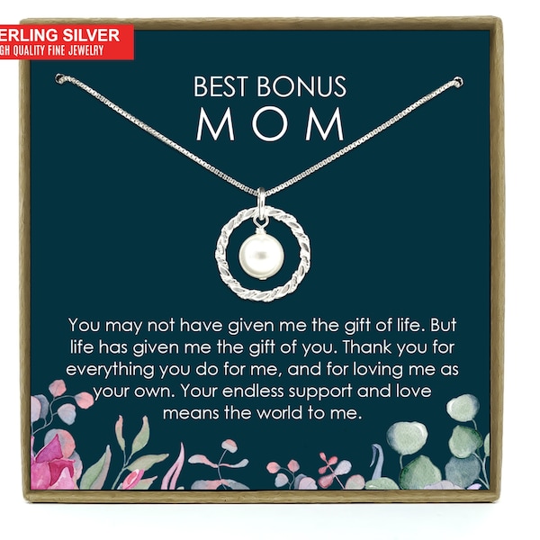 Cadeau maman en prime pour belle-mère, cadeau de la mariée, cadeau belle-mère pour collier belle-mère, cadeau de mariage belle-mère
