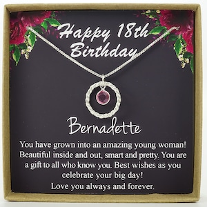 18th Birthday Gift Girl, Gift for 18 year old girl, gift for her, Jewelry Gift Idea
