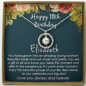 18th Birthday Gifts for Girls, Gift for 18 year old girl, gift for her, Jewelry Gift Idea