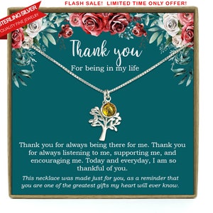 Thank you gift, Gift for friend, Best friend gift, Best friend necklace, Thank you for being in my life, Appreciation Gift, Gratitude Gift