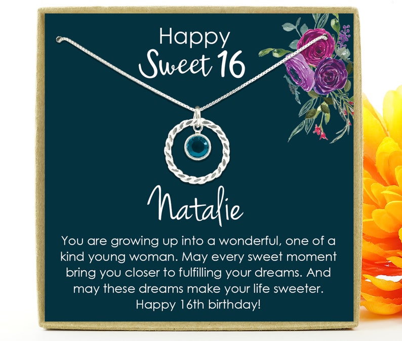 Collier cadeau fille 16ème anniversaire Cadeau Sweet 16 - Etsy France
