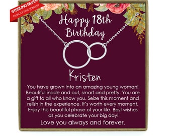 18th Birthday Gifts for Girls, Gift for 18 year old girl, gift for her, Jewelry Gift Idea