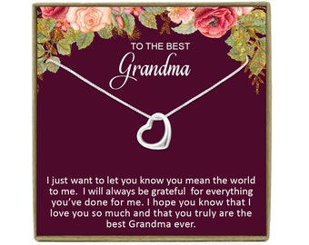 Grandmother Necklace, Grandma Gift, Gift For Grandma from grandchildren, Grandma, Grandma Necklace, New Grandma