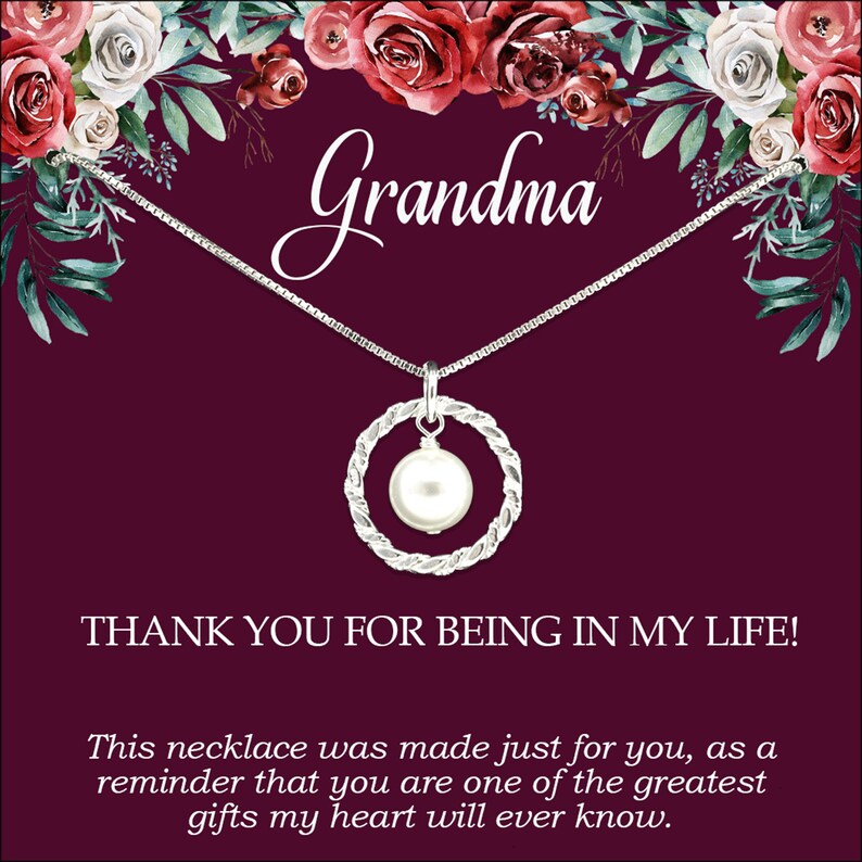 Grandmother Necklace Grandma Gift Gift for Grandma From Etsy Canada