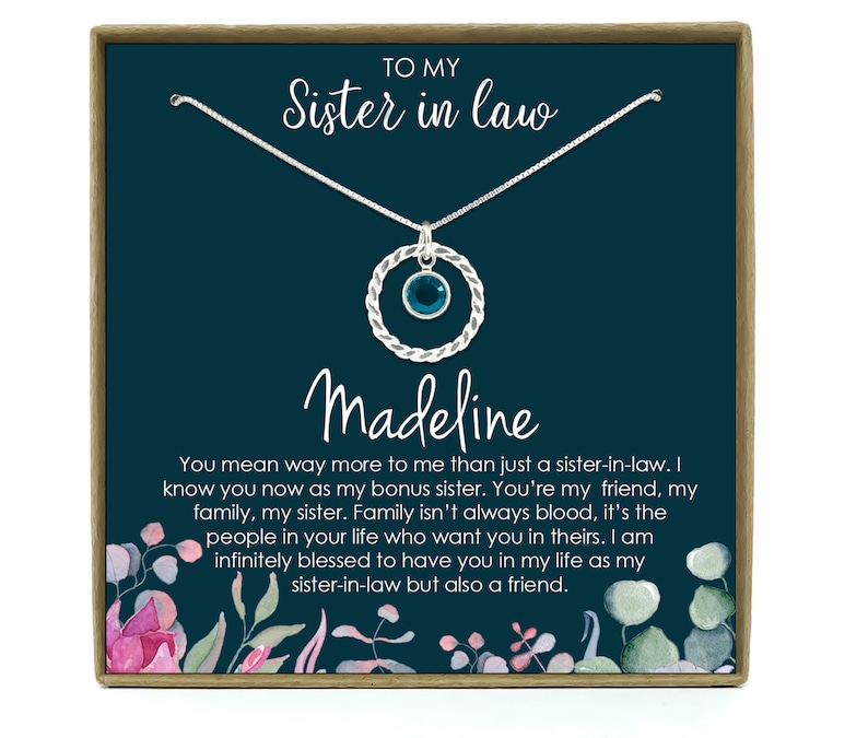 Necklace for sister in law Clearance