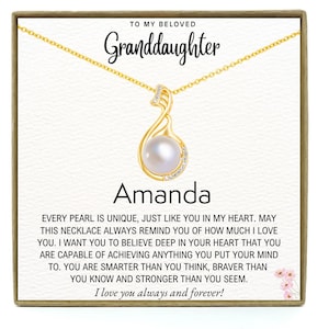 Granddaughter gifts, Gift for Granddaughter, Granddaughter necklace, Birthday Gift, Granddaughter gifts from grandma, granddaughter charm