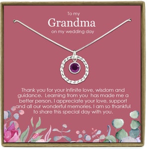 Grandma Wedding Gift, Grandmother of the Bride Gift to Grandma Wedding Gift for Grandma of the Groom Grandmother Wedding Gift