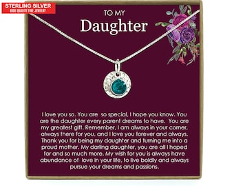 Daughter Gift from Mom to Daughter Necklace for Daughter Gift for Daughter from Mom Daughter gift to daughter birthday gift