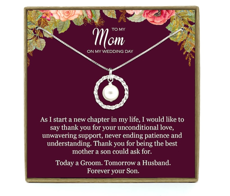Mother Of The Groom Gifts Mother Son Wedding Groom Personalize