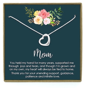 Mother of the Bride Gift from Daugther or Mother of the Groom Gift from Son, Mother of the Bride Necklace, 925 Sterling Silver