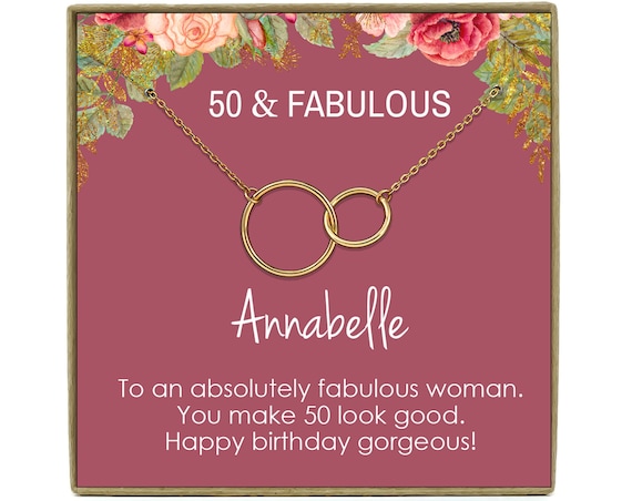 50th Birthday Gift for Women,50th Birthday Gift for her, 50th Birthday Gift for Woman, 50th Birthday Gift Idea
