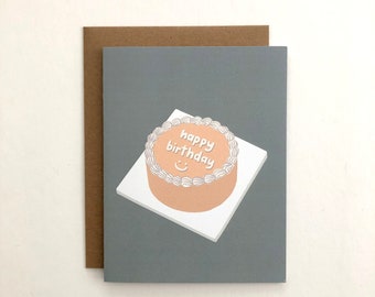 Happy Birthday :) - Birthday Card, Blank Card