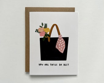 Tote Bag - Everyday Card, Birthday Card, Mother’s Day Card, Blank Card