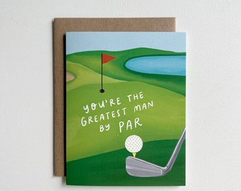 Golf Birthday Card / Blank Card / Everyday Card / Love Card