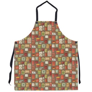 Vintage Pantry Tins Pattern Apron