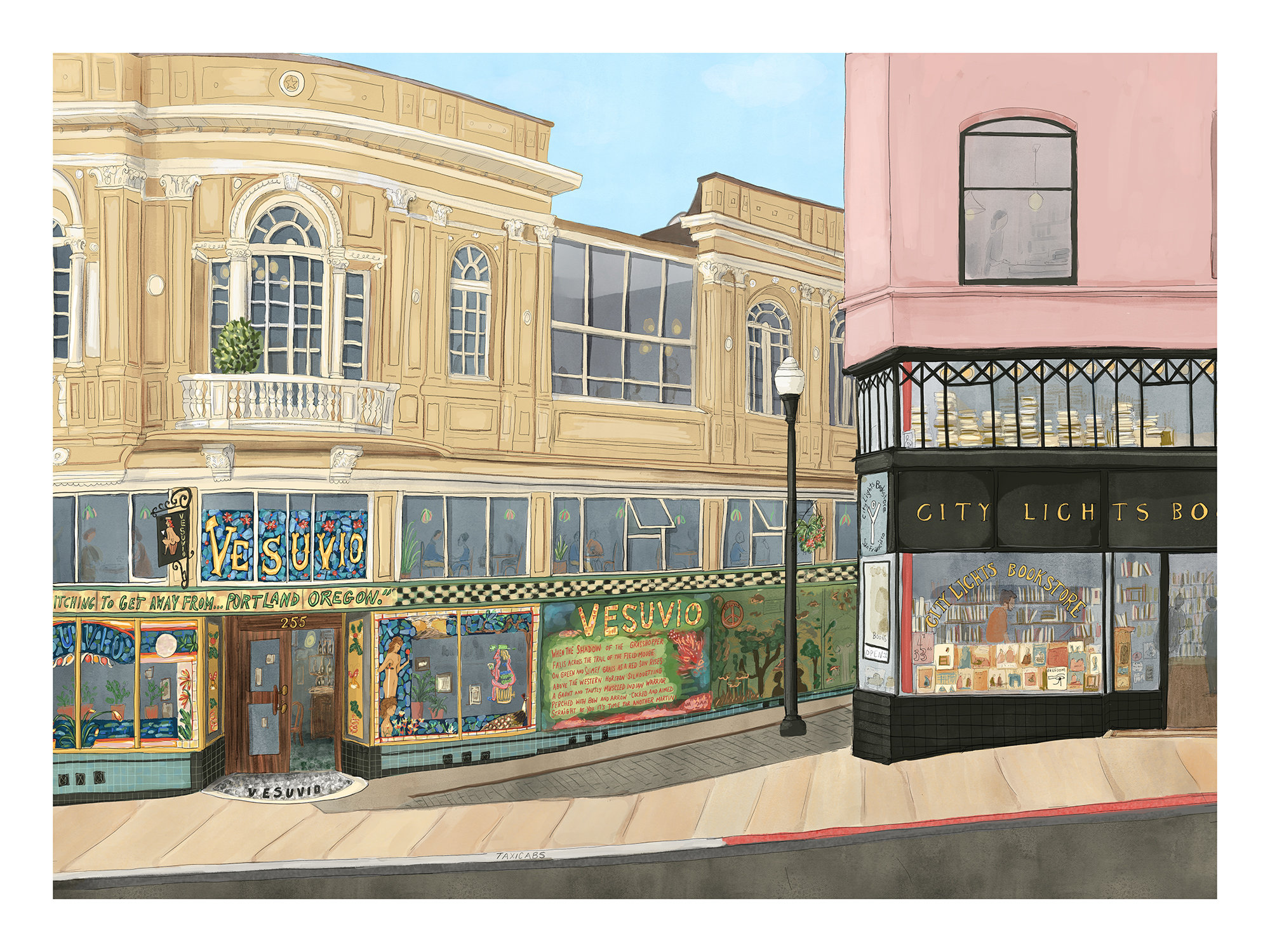 Custom Building Portrait Art Print: Architectural Illustration on