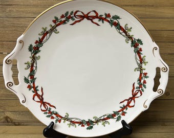 Royal Worcester Holly Ribbons Bone China Soup Bowl - Etsy