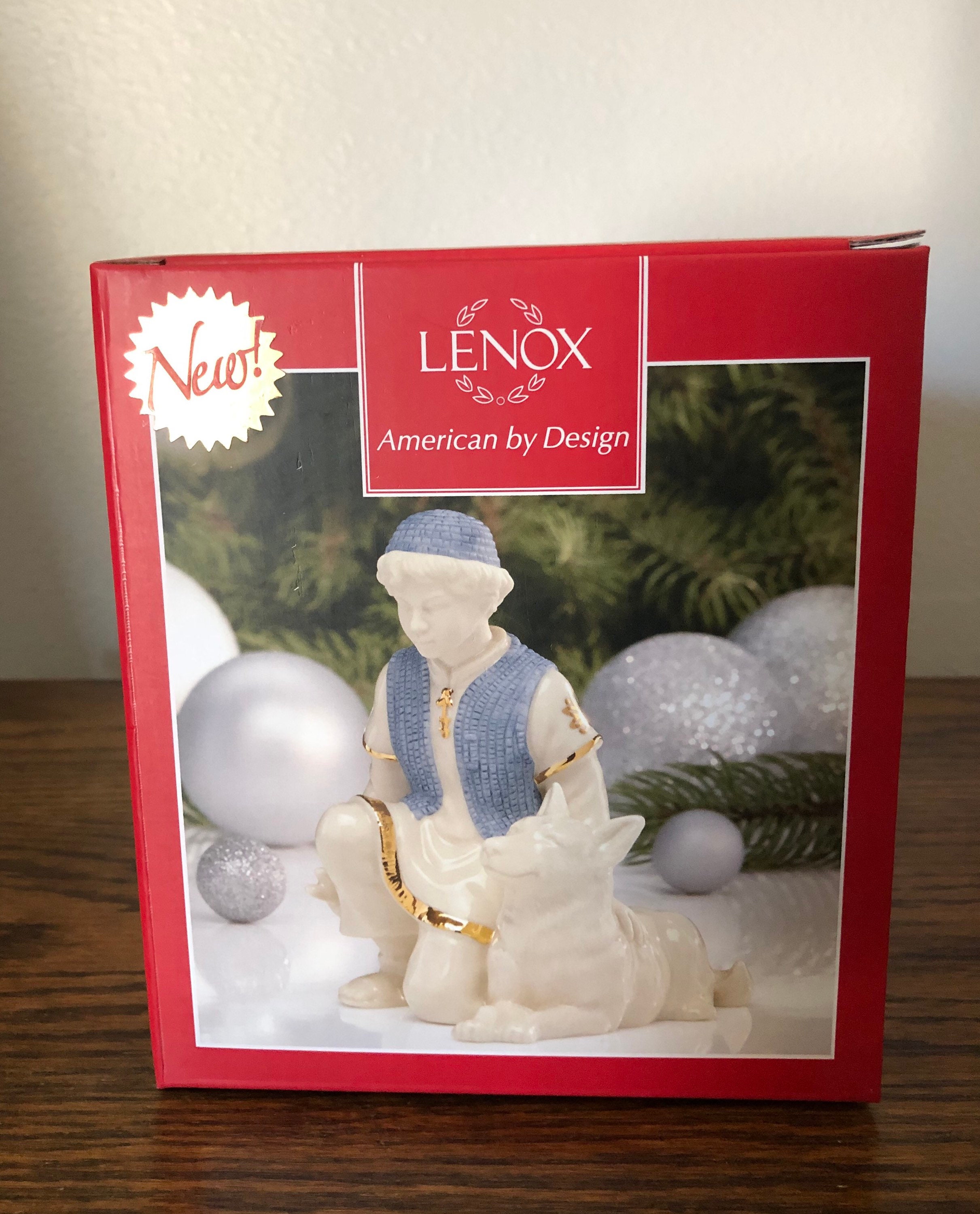 Lenox First Blessing Nativity Shepherd Boy With Sheep Dog New Etsy