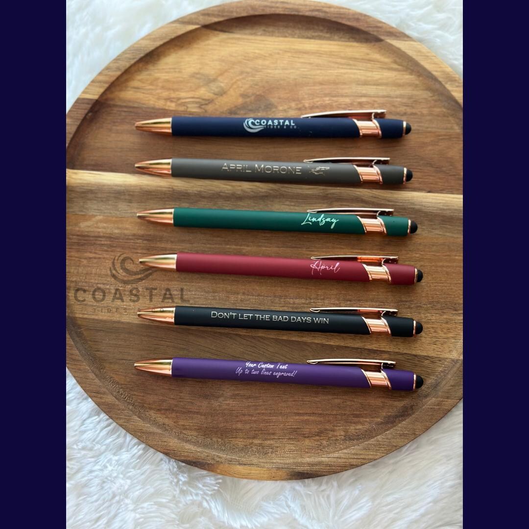 Custom Engraved Pens | Engraved Ballpoint Pen | Company Giveaway ...
