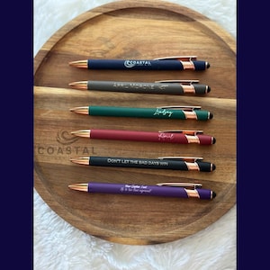 Custom Engraved Pens | Engraved Ballpoint Pen | Company Giveaway | Office Supplies | Logo Engraved | Corporate Promotion | Pen Gift