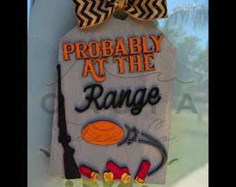 Letrero para puerta de tiro al plato, letreros para tiro al plato, letrero para pared de tiro al plato