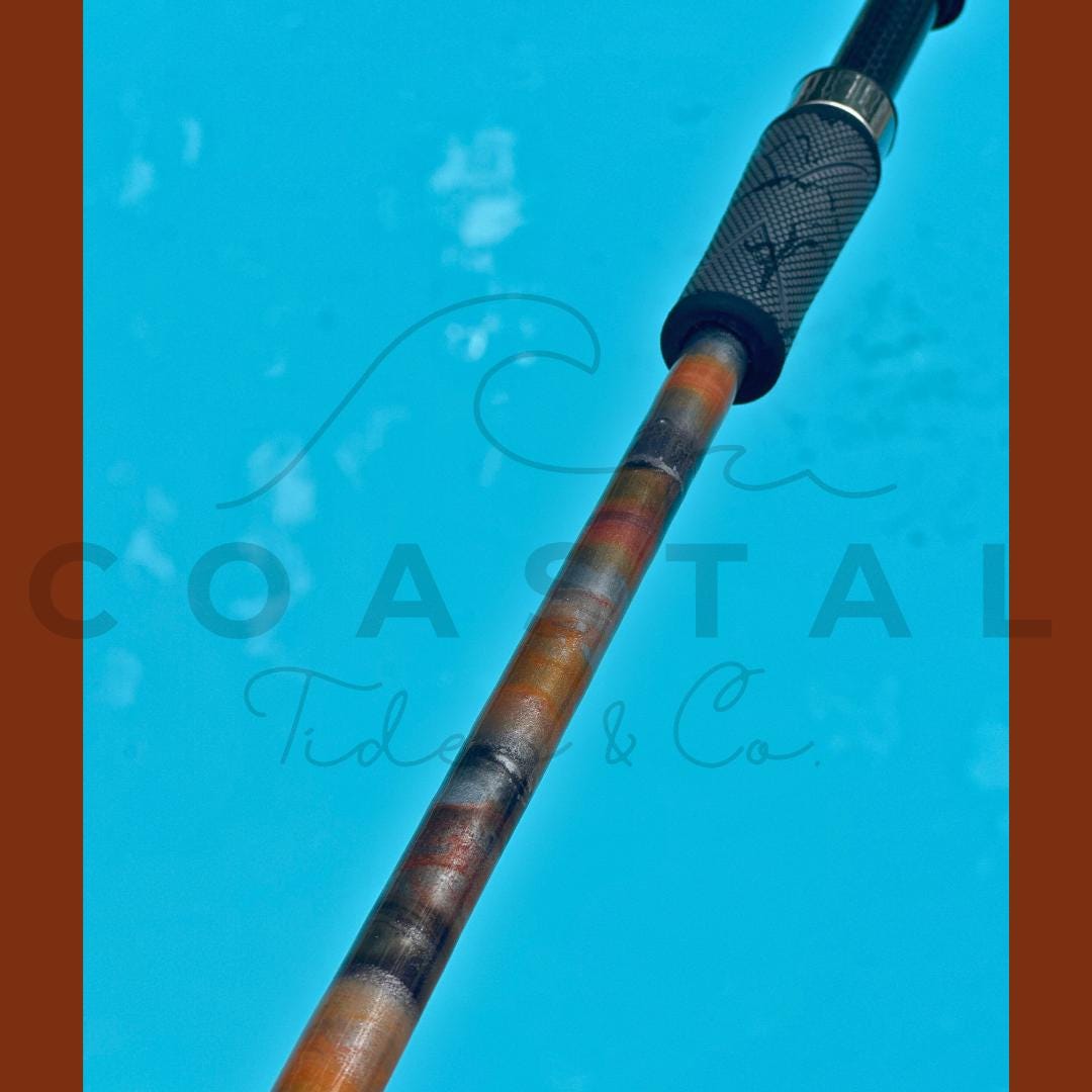 Custom "ThrottleFire" Saltwater Fishing Rod | Gift for Him | Gift for Her | Fishing | Spinning Rod | Casting Rod | Fathers Day | Graduation