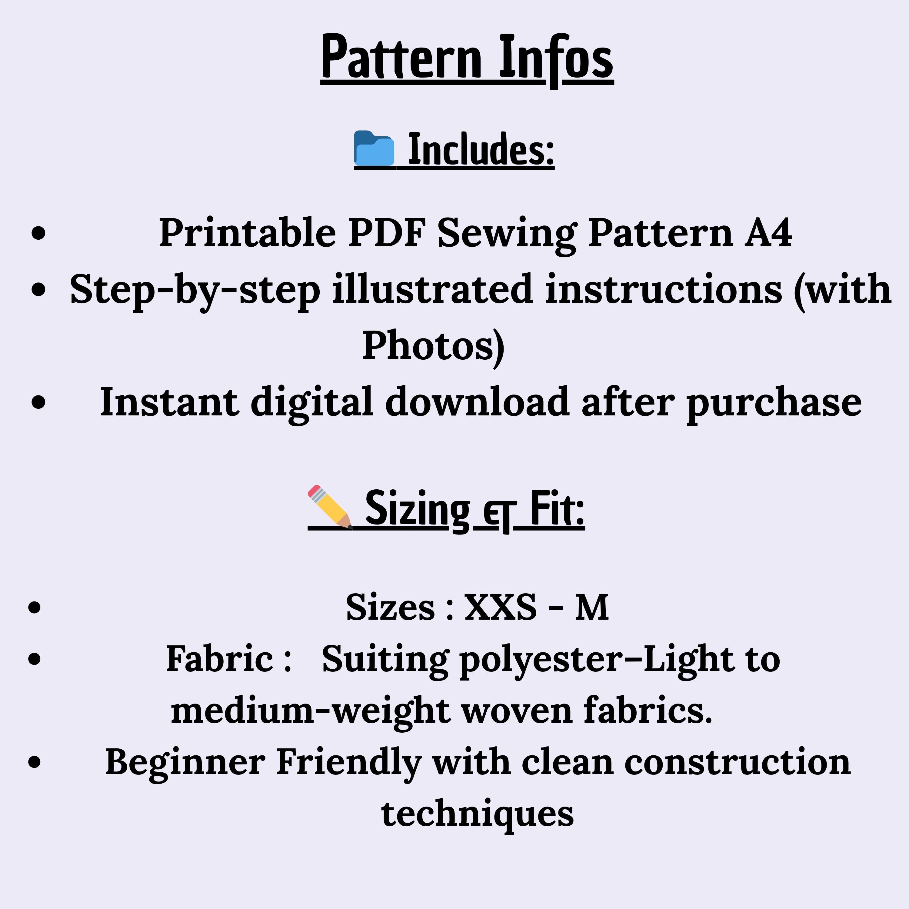 Classic Tie Pattern | Easy Necktie Sewing PDF | Sizes XXS–M - Etsy