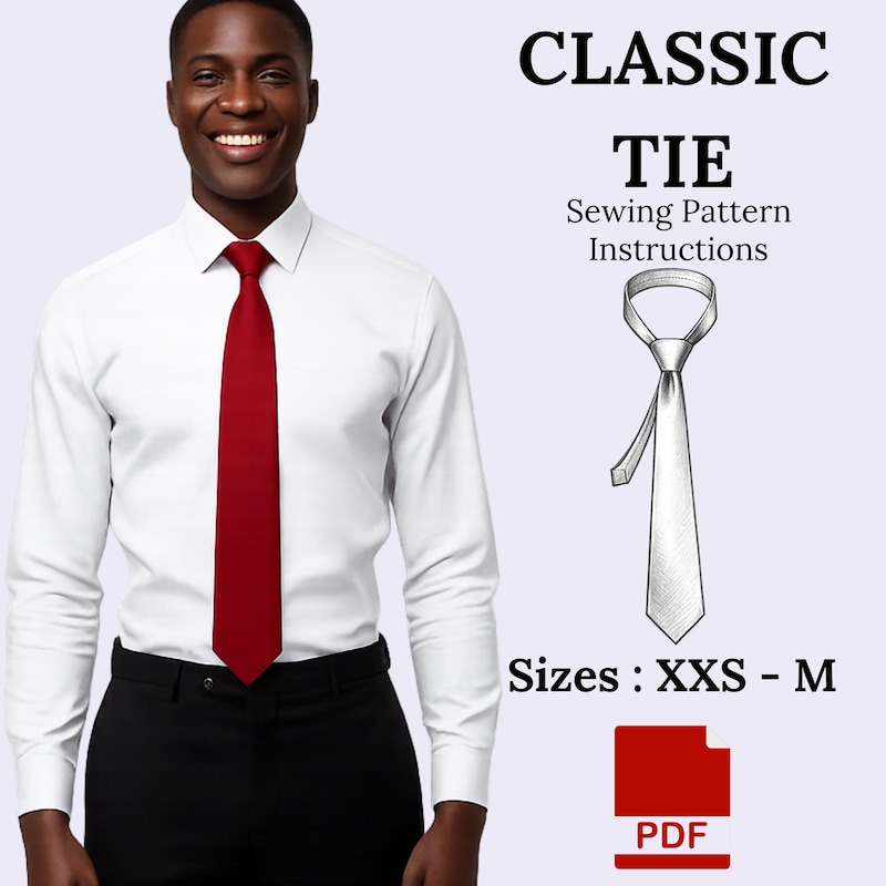 Pattern for Necktie - Etsy