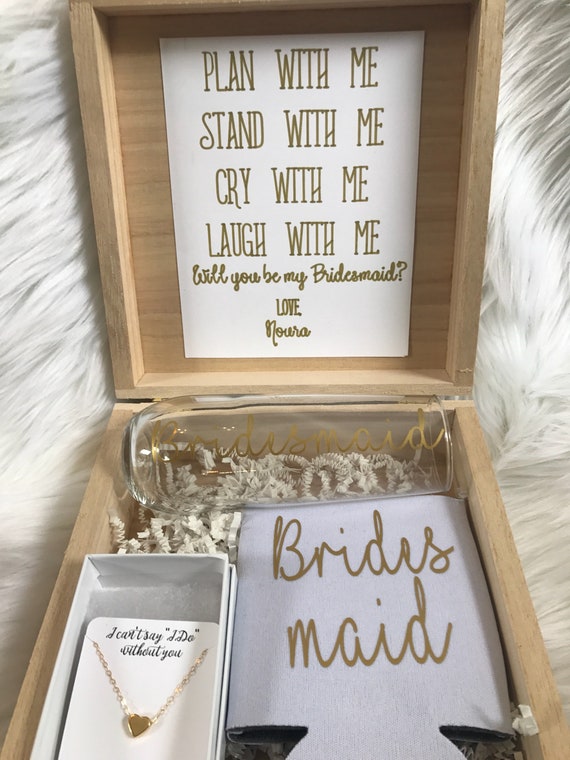 quality of service Maid Bridesmaid Proposal Frame Bridesmaid Gift ...