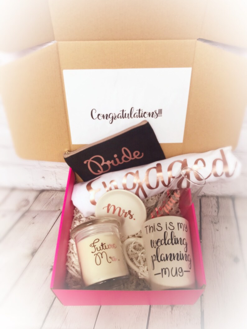 Engagement Gift box for couple / Bridal Shower Gift / Future Etsy