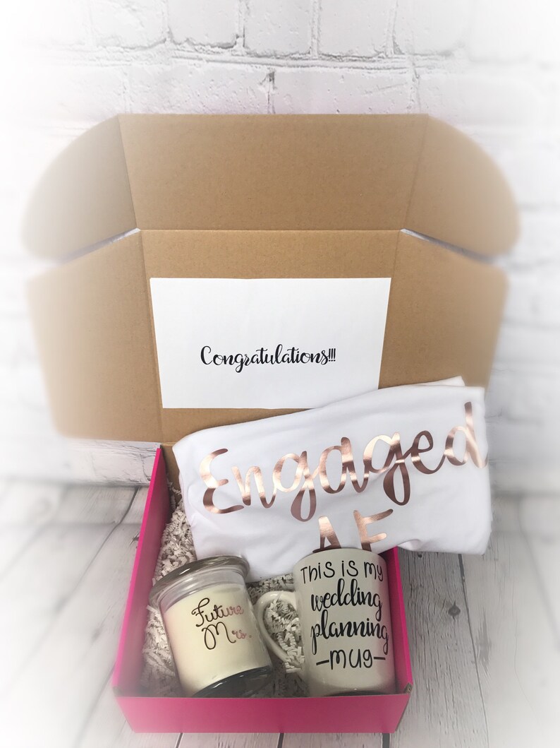Engagement Gift box for couple / Bridal Shower Gift / Future Etsy