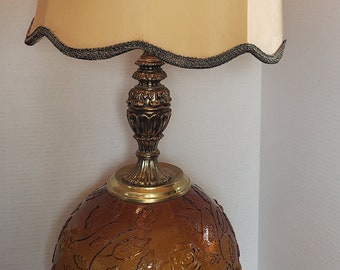 Amber rose on sale table lamp
