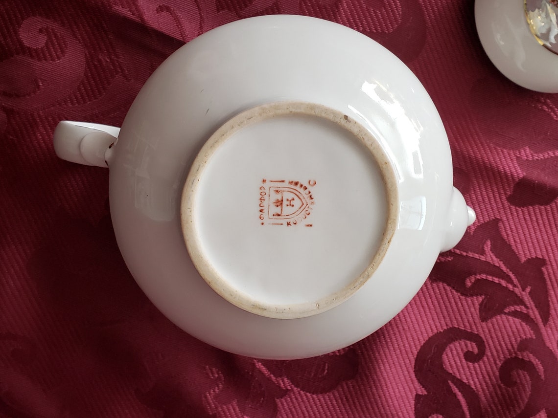 Korosten Porcelain Ukraine Russian Luster Tea Set / Floral Etsy Canada