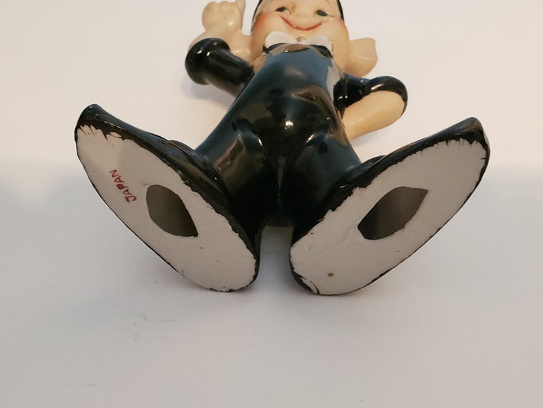 Rare Baseball Umpire Ceramic Vintage Pixie Elf Figurine, 1950's Ceramic ...