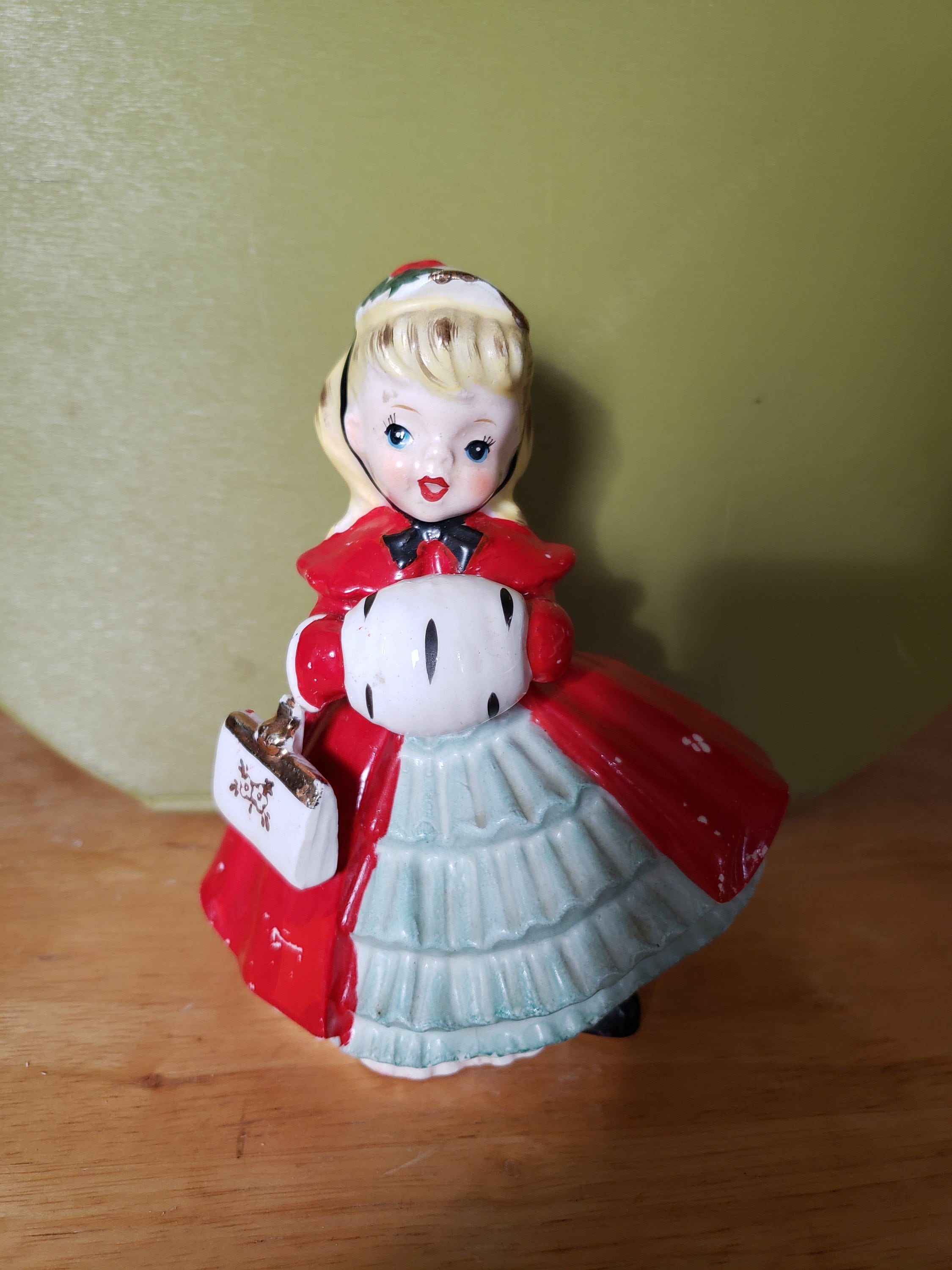 【まーちゃんさま】vintage pot ୨୧ 小鹿さん miniテリーヌポット Vintage Napco Japan Miss Cutie Pie Cookie Jar Pink Birds