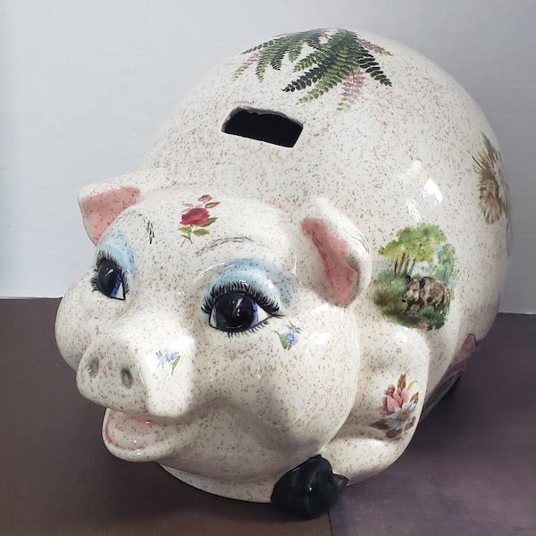 Extra Large Ceramic Piggy Bank Etsy