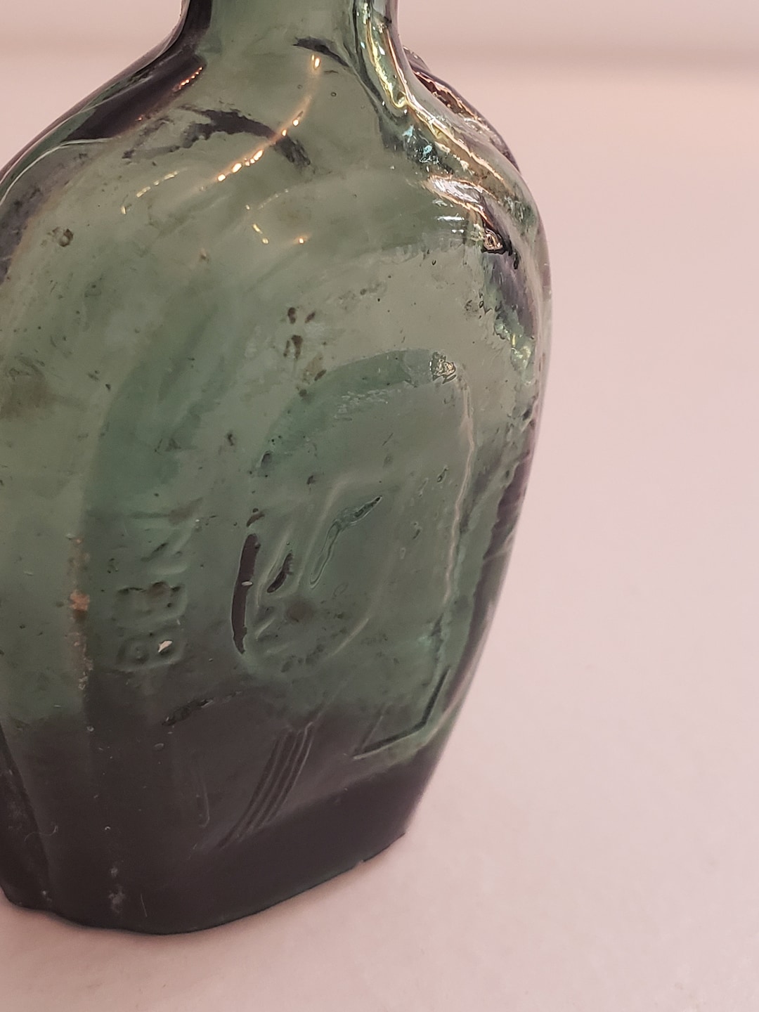 Tiny Green Benjamin Franklin Bottle, Made in Taiwan - Etsy