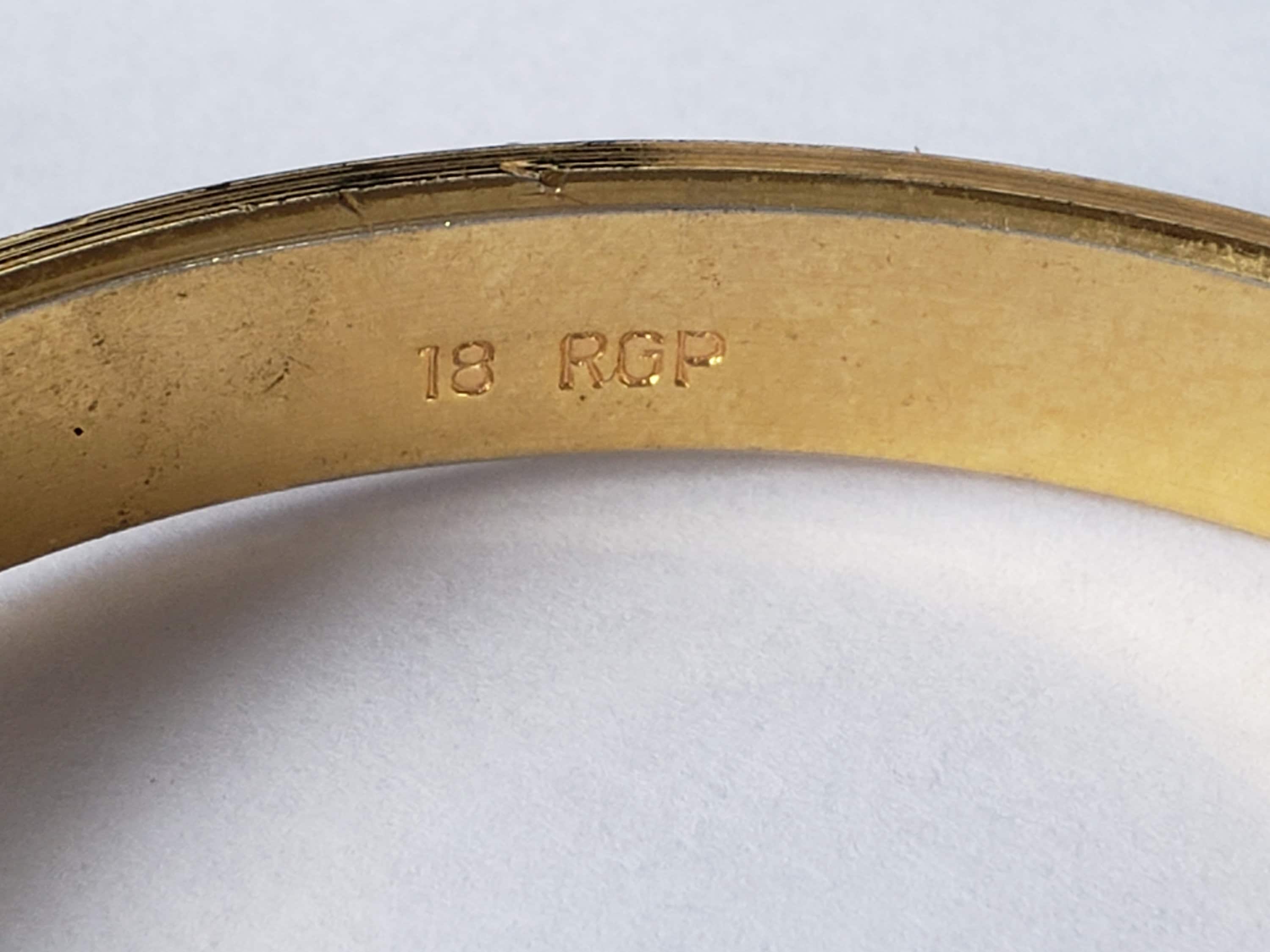 18K Rolled Gold Plated RGP Etched Starburst Clamper Bracelet - Etsy