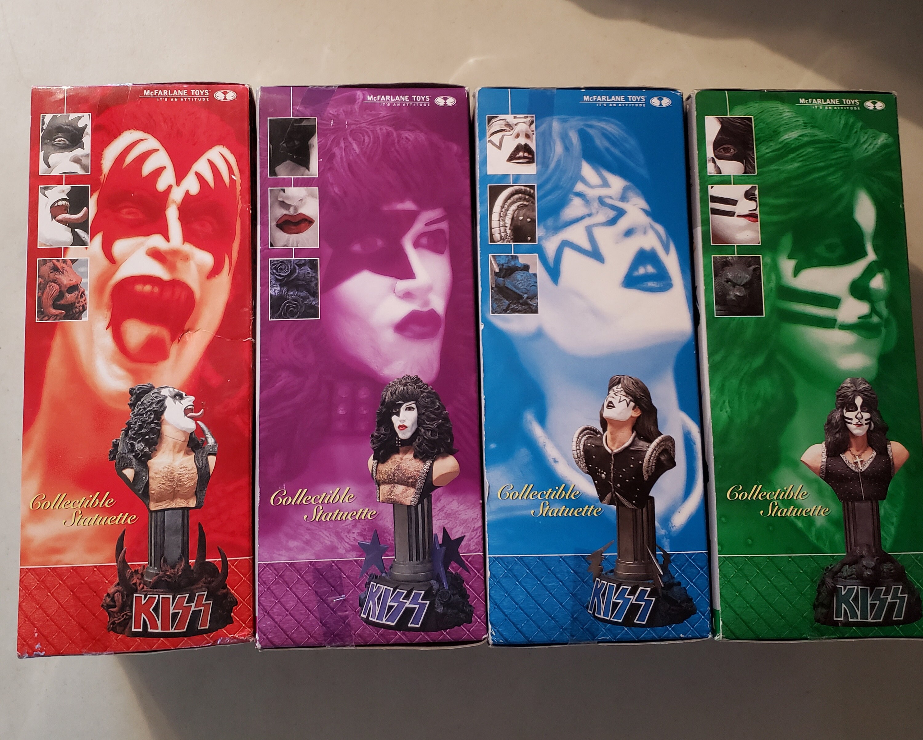 Full Set KISS Figurines / Mcfarlane / Gene Simmons Paul Etsy Canada